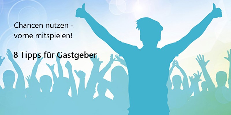 Vorne dabei – 8 Tipps für Gastgeber in Zeiten von Corona